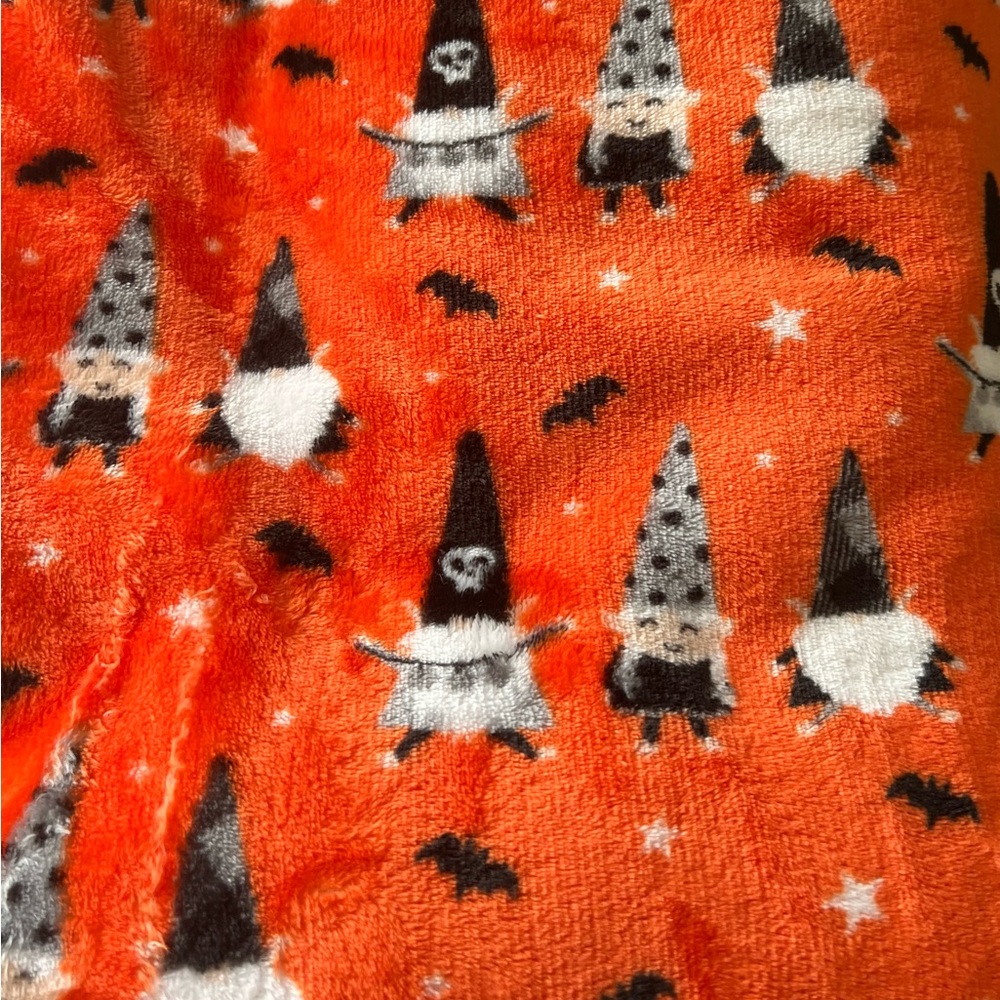 Halloween Gnome blanket throw